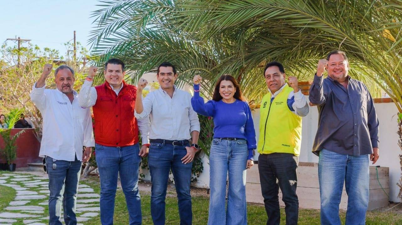 Se reúne Rigo Mares con presidentes de 5 partidos de la coalición ‘Juntos por BCS’